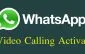 Whatsapp video calling